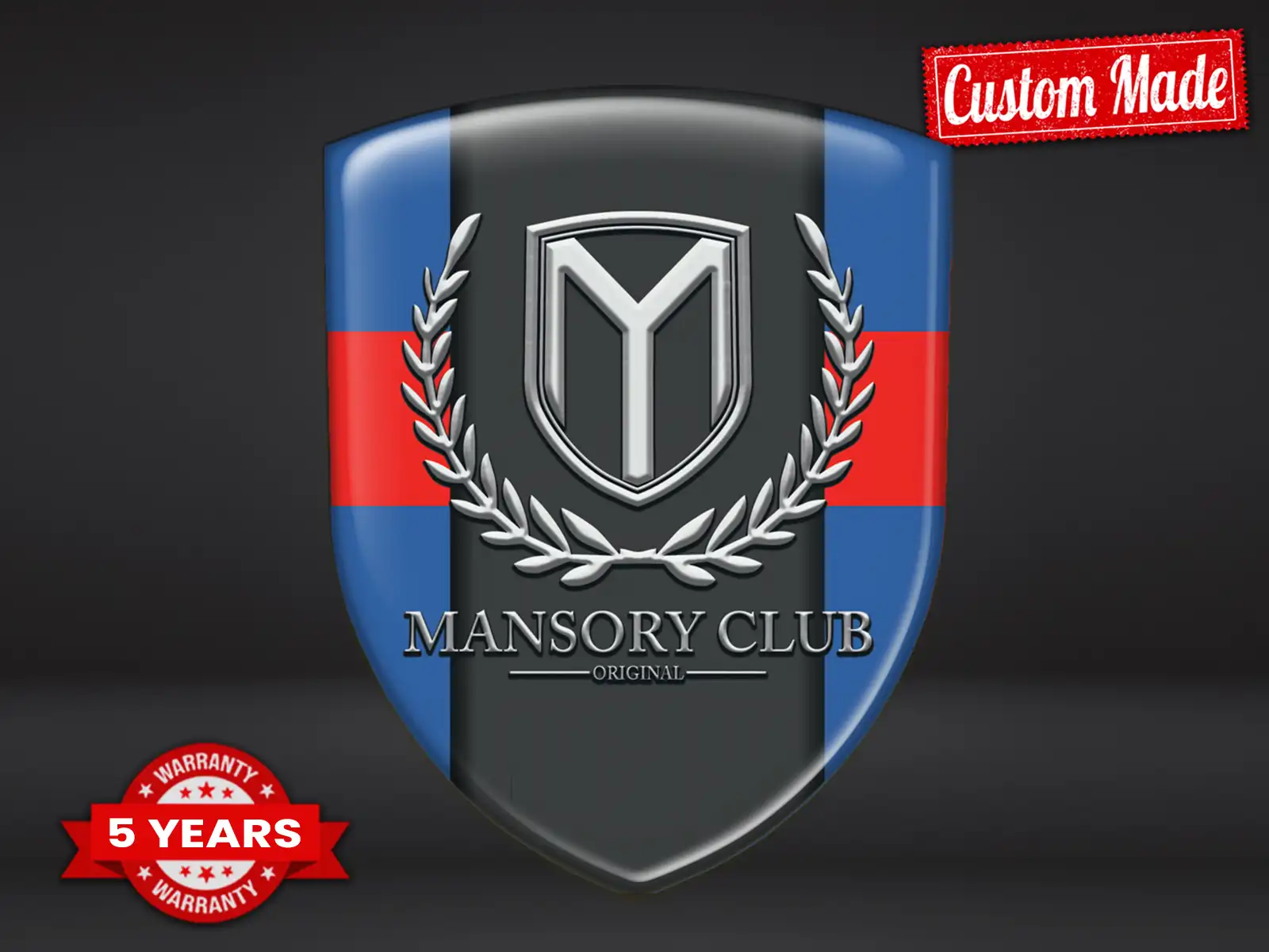 Mansory Distintivi Silicone Auto Resistenti Pregiati Pro